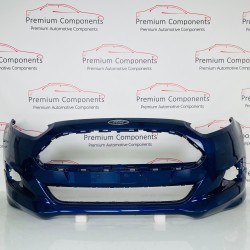Ford Fiesta Front Bumper St Line Mk8 Genuine Blue C1bb17757a | 2013-2016 [Bd68]