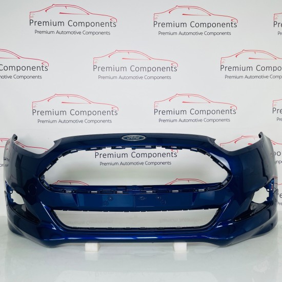 Ford Fiesta Front Bumper St Line Mk8 Genuine Blue C1bb17757a | 2013-2016 [Bd68]