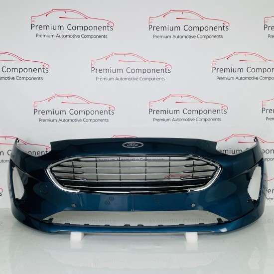 Ford Fiesta Front Bumper Mk8 Ecoboost Genuine Blue H1bb17757a | 2018-2022 [Bc16]