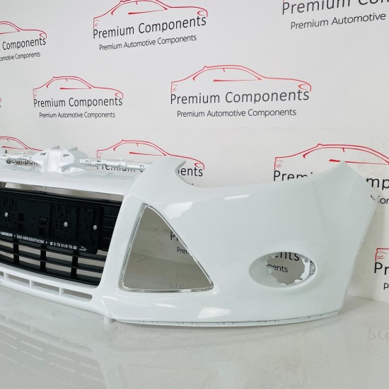 Ford Focus Front Bumper Mk3 Zetec Genuine White Bm5117757a | 2011-2014 [aw65]
