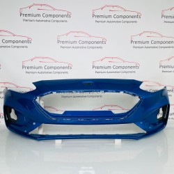 Ford Focus Front Bumper Mk4 St Line Genuine Blue Jx7b17757s | 2018-2021 [Bg7]