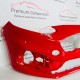 Ford Fiesta Front Bumper Mk8 St Line Genuine Red H1bb17757-e1 | 2018-2022 [Bg13]