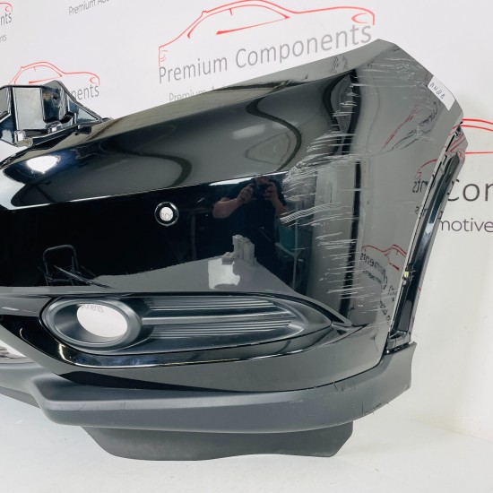 Honda Hr-v Front Bumper Genuine Black Ex 2015 - 2019 [an28]