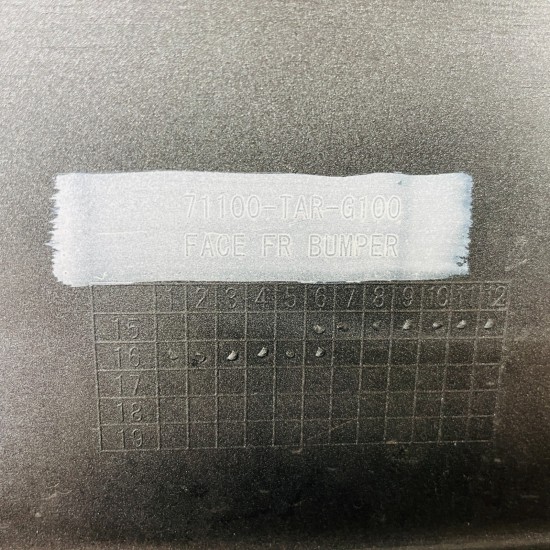 Honda Jazz Front Bumper Genuine Grey With Pdc 71100targ100 | 2014 - 2020 [ar76]