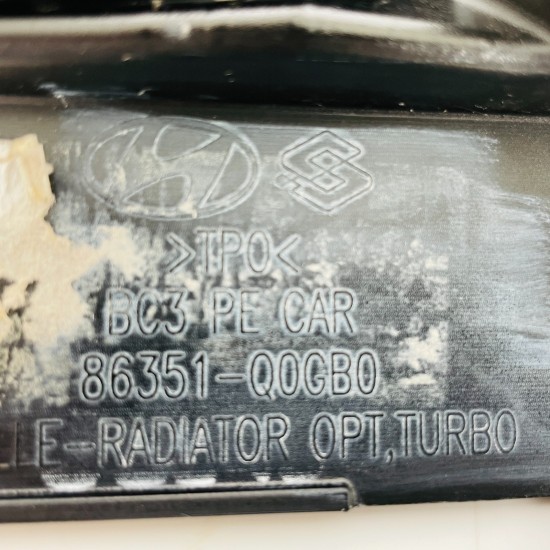 Hyundai I20 Front Grill Genuine Black 86351-q0gb0 | 2022 - 2025 [as53]