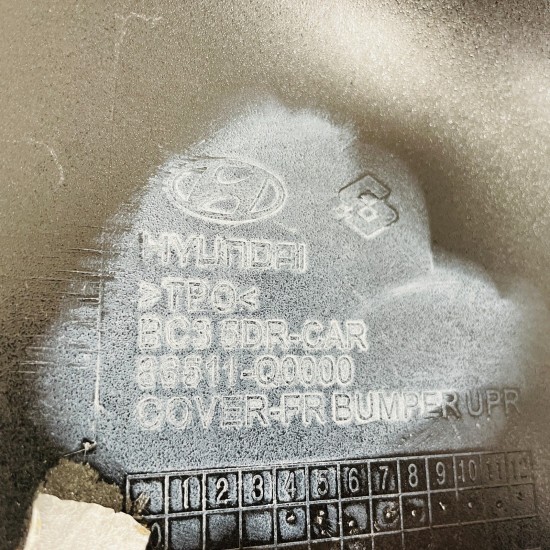 Hyundai I20 Front Bumper Mk3 Face Lift  Genuine Grey 86511-q000 | 2020-2023