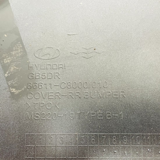 Hyundai I20 Rear Bumper Face Lift Genuine Grey 86611c8000 | 2014-2018 [aw12]