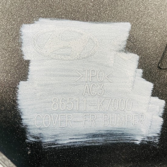 Hyundai I10 Front Bumper Mk3 Genuine Silver 86511-k7000 | 2020-2024 [aw36]