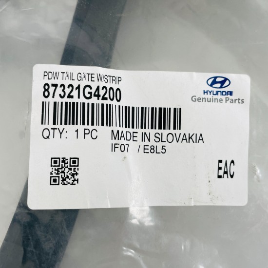Hyundai I30 Door Seal Mk3 Station Wagon Rear Tailgate Weather Strip 2017-2020 Hyundai I30 Door Seal Mk3 Station Wagon Rear Tailgate Weather Strip 2017-2020