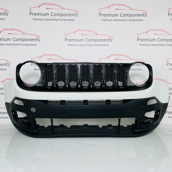 Jeep Renegade Front Bumper Genuine White With Grill 2014 - 2017 [ao79]