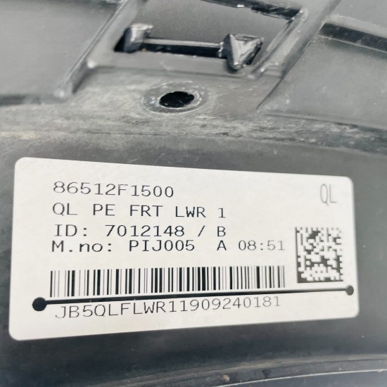 Kia Sportage Front Bumper Genuine Black Mk4 Face Lift 2018 - 2022 [an144]