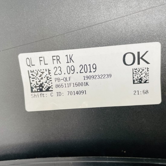 Kia Sportage Front Bumper Genuine Black Mk4 Face Lift 2018 - 2022 [an144]