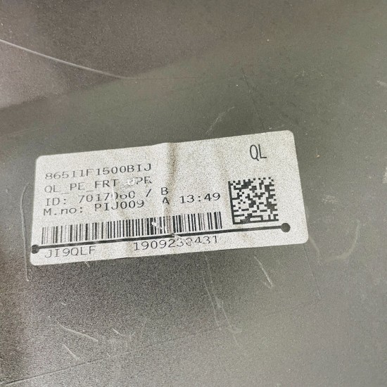 Kia Sportage Front Bumper Genuine Black Mk4 Face Lift 2018 - 2022 [an144]