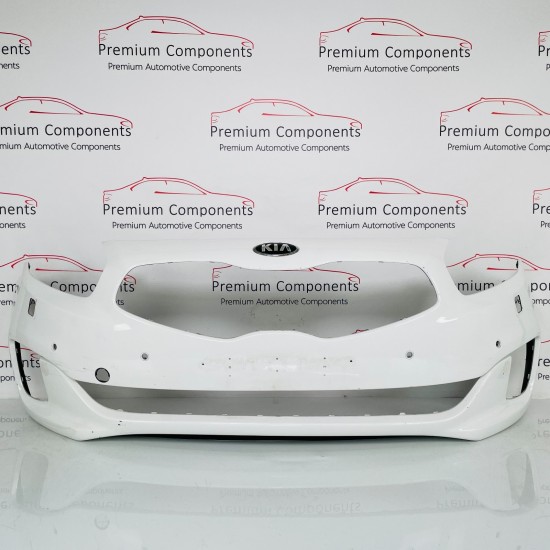 Kia Carens Front Bumper Genuine White Mk3 Pre Facelift 2012 - 2016 [an125]