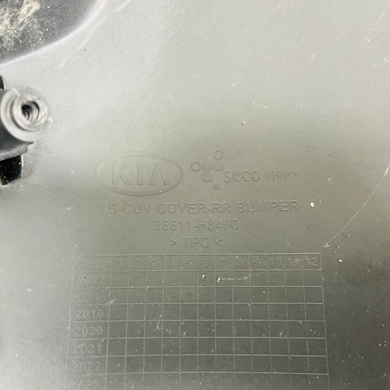 Kia Stonic 2 Isg Rear Bumper 2017 - 2022 86612-h8400 [u95]