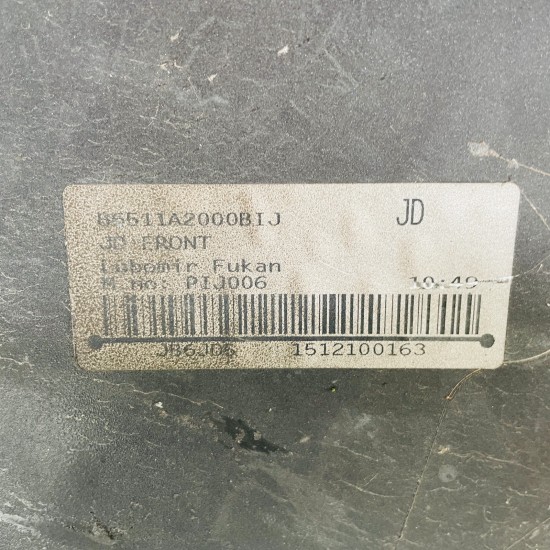 Kia Ceed Front Bumper Genuine Black Mk3 With Badge 2012 - 2015 [ao41]