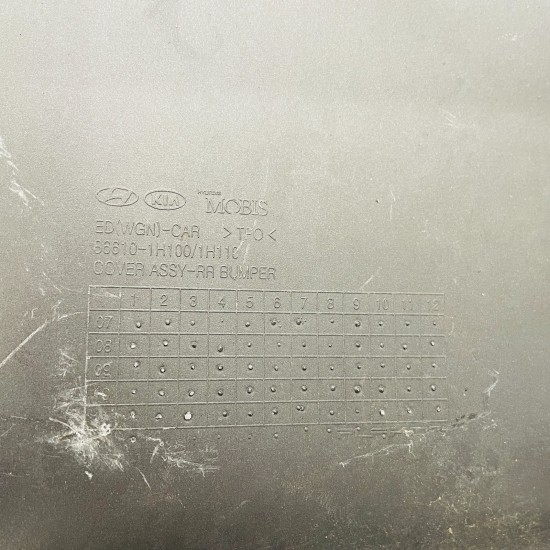 Kia Ceed Rear Bumper Skin Genuine Grey Estate Wagon 2009 - 2012 [ak60]