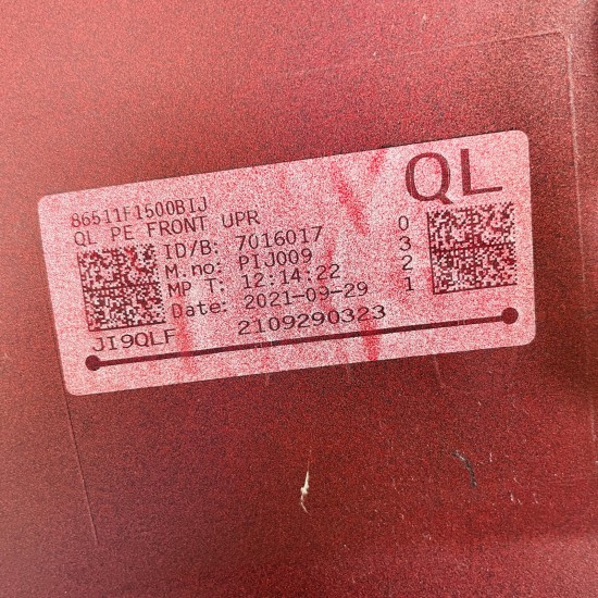 Kia Sportage Front Bumper Mk4 Face Lift Genuine 86511f1500 | 2018 - 2022 [ar98]