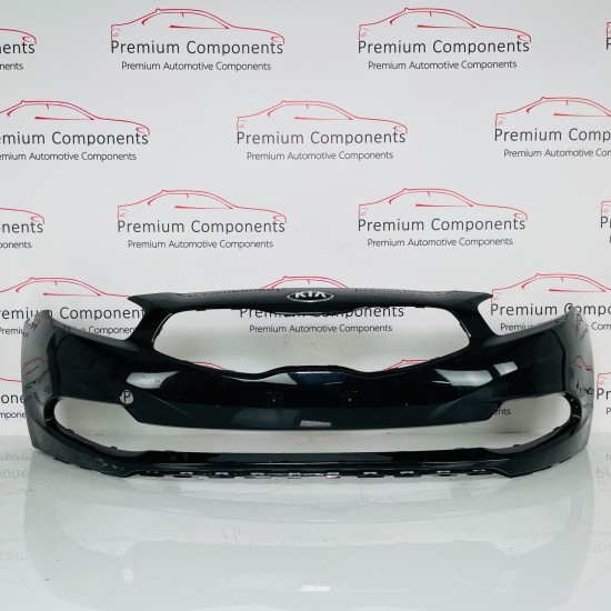 Kia Ceed Front Bumper Genuine Black Mk3 With Badge 2012 - 2015 [ao41]