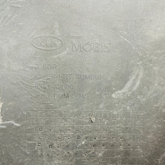 Kia Ceed Front Bumper Genuine Black Mk3 With Badge 2012 - 2015 [ao41]