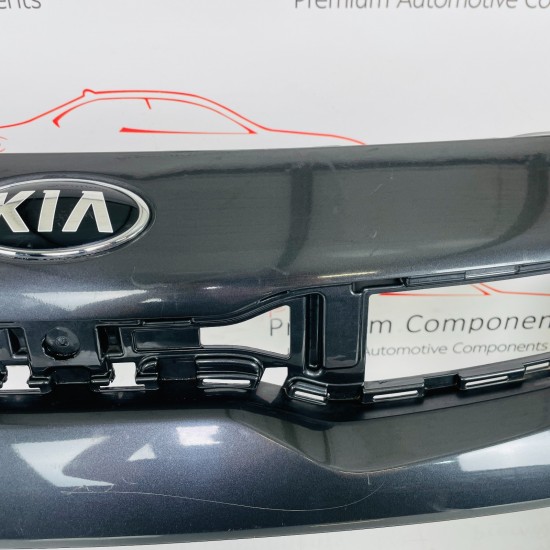 Kia Rio Front Bumper Genuine Grey Mk4 With Badge 2017 - 2020 [ao42]