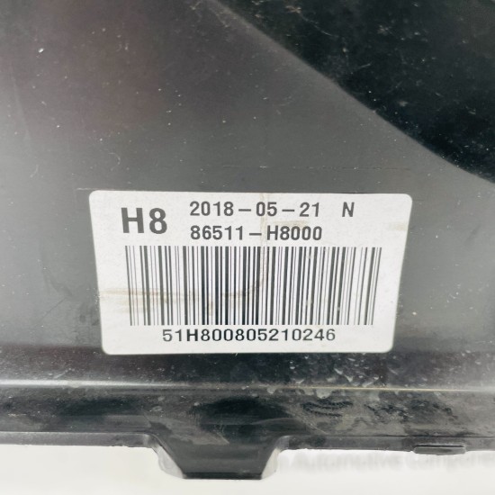 Kia Rio Front Bumper Genuine Grey Mk4 With Badge 2017 - 2020 [ao42]