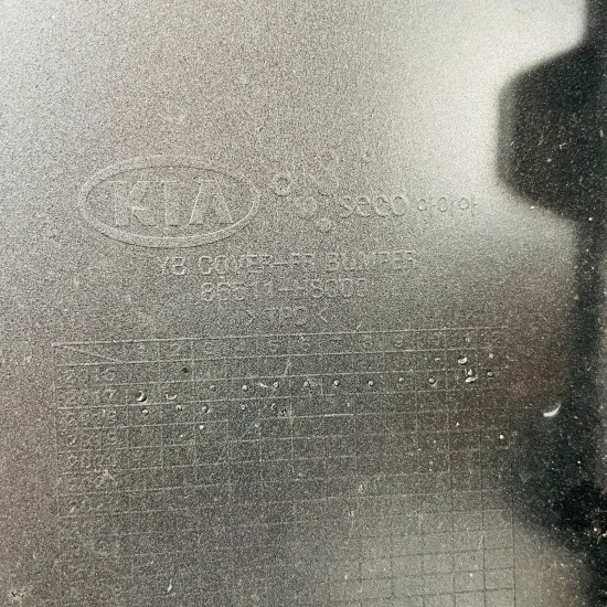 Kia Rio Front Bumper Genuine Grey Mk4 With Badge 2017 - 2020 [ao42]