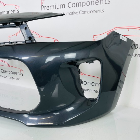 Kia Rio Front Bumper Genuine Grey Mk4 With Badge 2017 - 2020 [ao42]