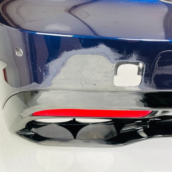 Kia Stinger Gt Rear Bumper Genuine Blue With Diffuser 2018 - 2024 [ap69]