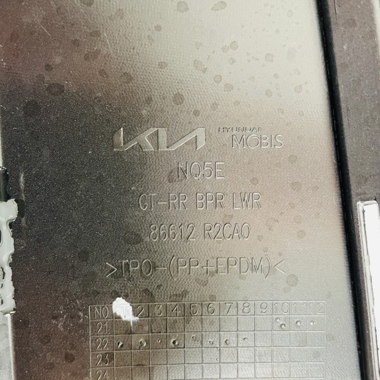 Kia Sportage Rear Bumper Sking Genuine Black Gt Line 2021 - 2023 [u66]