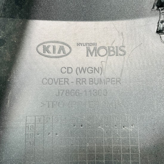 Kia Ceed Rear Bumper Skin Genuine Grey Estate 2018 - 2024 [ak169]