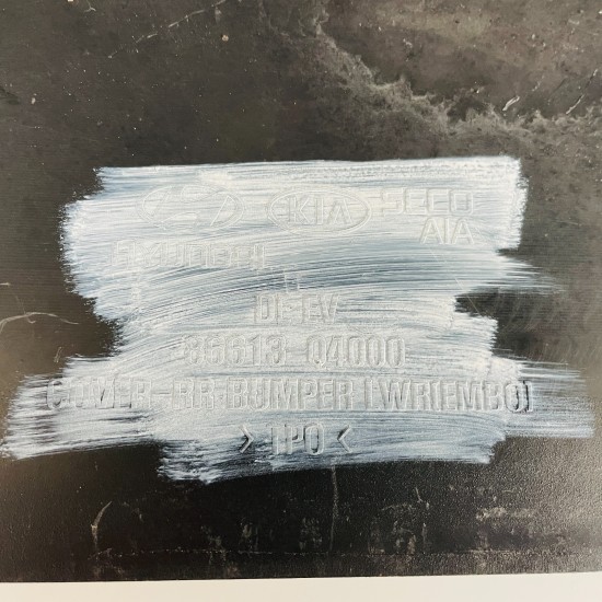 Kia E-niro Rear Bumper Hybrid Genuine Grey 86611q4000 | 2019 - 2022 [ar90]