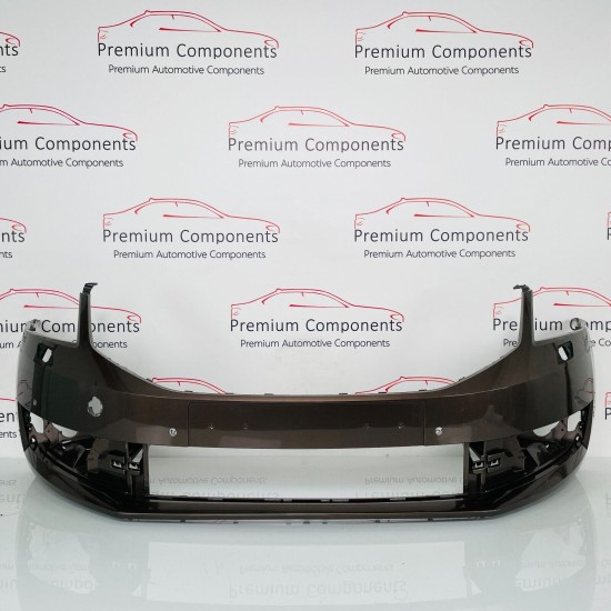 Skoda Octavia Front Bumper Genuine Bronze Mk3 Face Lift 4 Pdc 2017 - 2020 [aj87]