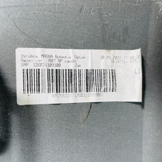 Skoda Fabia Front Bumper Mk4 Face Lift In Blue 2021 - 2024 [aj30]