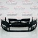 Skoda Octavia VRS Front Bumper Skin Genuine Black Mk2 2017 - 2020 [AJ18]