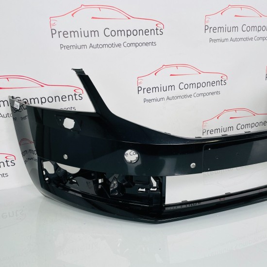 Skoda Octavia Front Bumper Genuine Mk3 Face Lift In Black 2017 - 2020 [aj39]