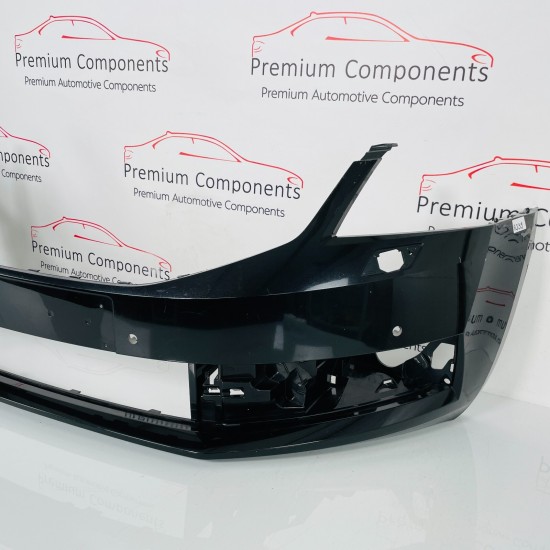 Skoda Octavia Front Bumper Genuine Mk3 Face Lift In Black 2017 - 2020 [aj39]