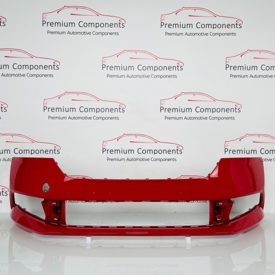 Skoda Fabia Front Bumper Skin Genuine Red Mk3 Face Lift 2018 - 2022 [aj89]
