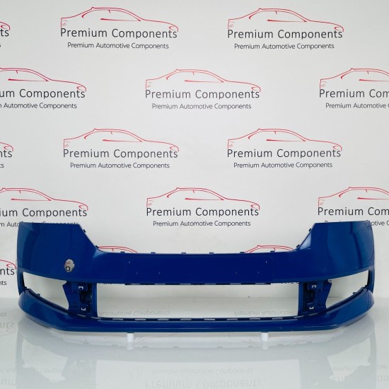 Skoda Fabia Front Bumper Skin Genuine Blue Face Lift Mk3 2018 - 2022 [aj90]