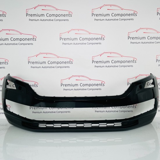 Skoda Kodiaq Front Bumper Skin Genuine Black With Grill 2017 - 2021 [ak102]