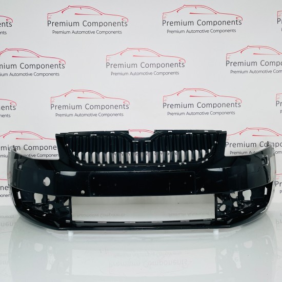 Skoda Octavia Front Bumper Skin Genuine Black 2013 - 2017 [ak110]