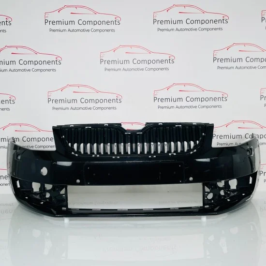 Skoda Octavia Front Bumper Skin Genuine Black 2013 - 2017 [ak110]