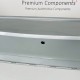 Skoda Rapid Rear Bumper Skin Genuine Silver - No Repairs - 2012 - 2020 [ak125]