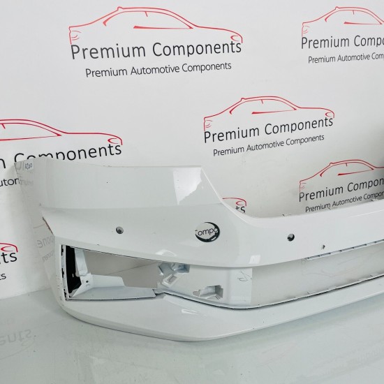Front Bumper For Skoda Fabia Genuine White Mk4 Face Lift 2021 - 2024 [aj30]