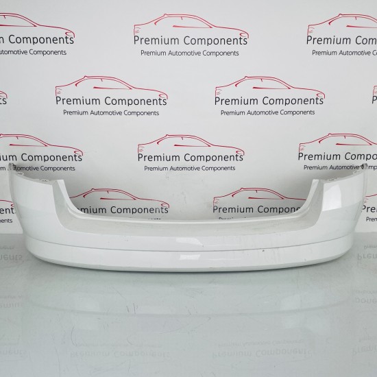 Rear Bumper Skoda Fabia Estate Genuine White Mk3 2018 - 2022 [ak151]