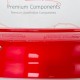 Skoda Fabia Rear Bumper Skin Genuine Red Mk3 Face Lift 2018 - 2022 [ak83]