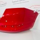 Skoda Fabia Rear Bumper Skin Genuine Red Mk3 Face Lift 2018 - 2022 [ak83]