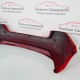 Skoda Fabia Rear Bumper Skin Genuine Red Mk3 Face Lift 2018 - 2022 [ak83]
