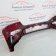 Skoda Octavia Front Bumper Genuine Red Vrs Mk4 & Washer Jets 2021 - 2025 [an110]