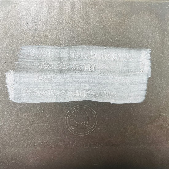 Skoda Octavia Front Bumper Skin Genuine Grey Face Lift 2017 - 2020 [aj1]